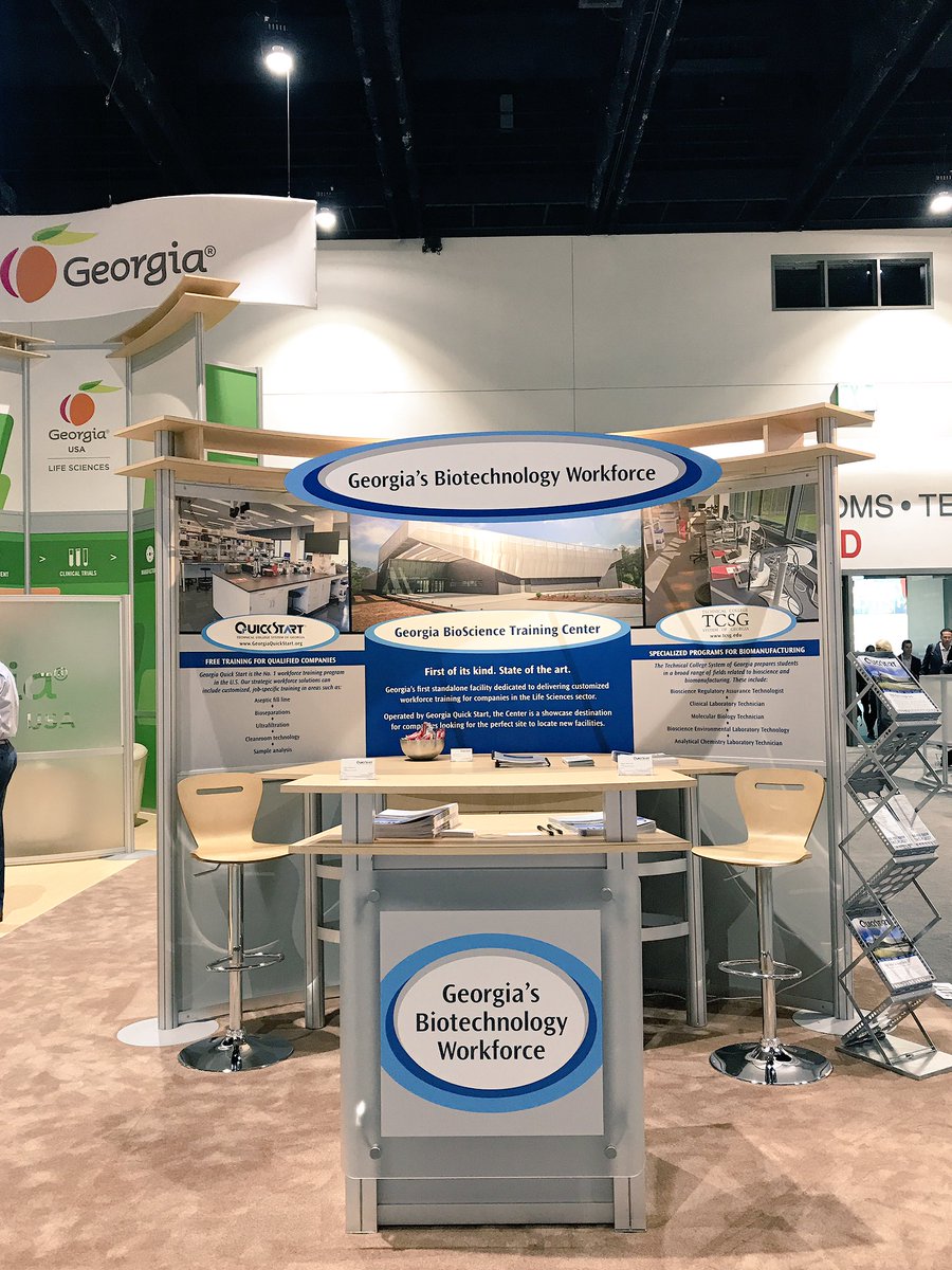 TCSG's tweet photo. TCSG & Quick Start are participating in the @BIOConvention talking #BioTech jobs in GA. #GAValueChain #BIO2017 https://t.co/K0bH0XiuLe