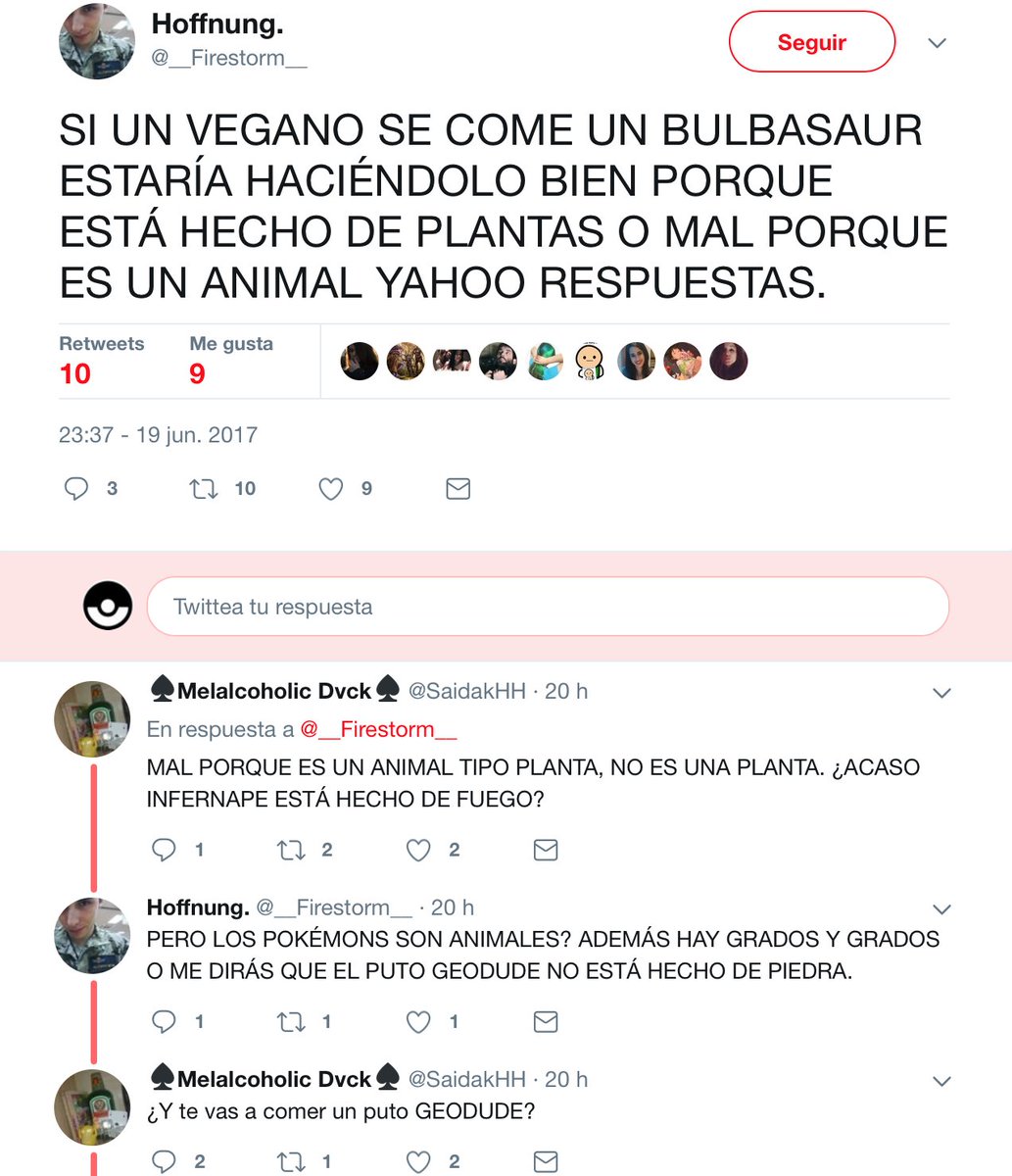 Este tipo de debates no me dejan dormir tranquilo por las noches.