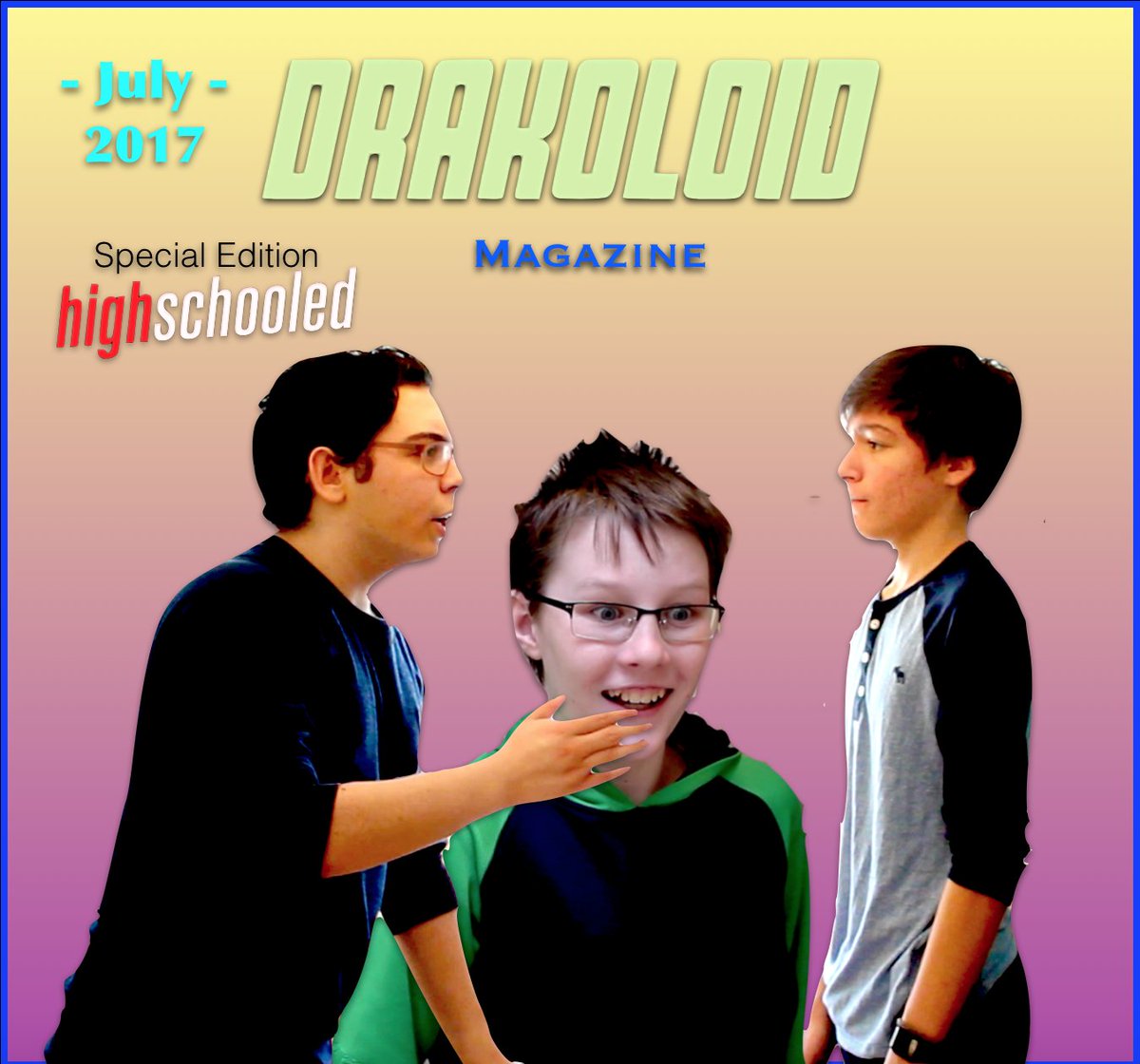 Drakoloid's tweet image. "High Schooled “Derek For President” Summer Event + Series Premieres Starts July 21st"
