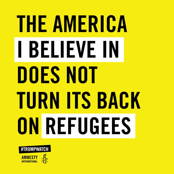 amnestyusa's tweet photo. RT if you agree! Today and every day, we stand #WithRefugees. Lend your voice. Call 1-855-623-6151 to take action now. #WorldRefugeeDay https://t.co/ZSyUiC68J5