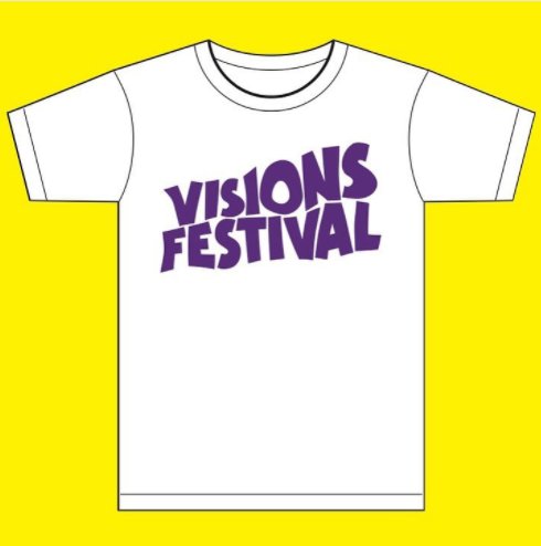 VisionsFestival's tweet image. Pssst! Have you ever dreamt of having one of your designs printed on a t-shirt? Head over to our instagram account for our design comp.