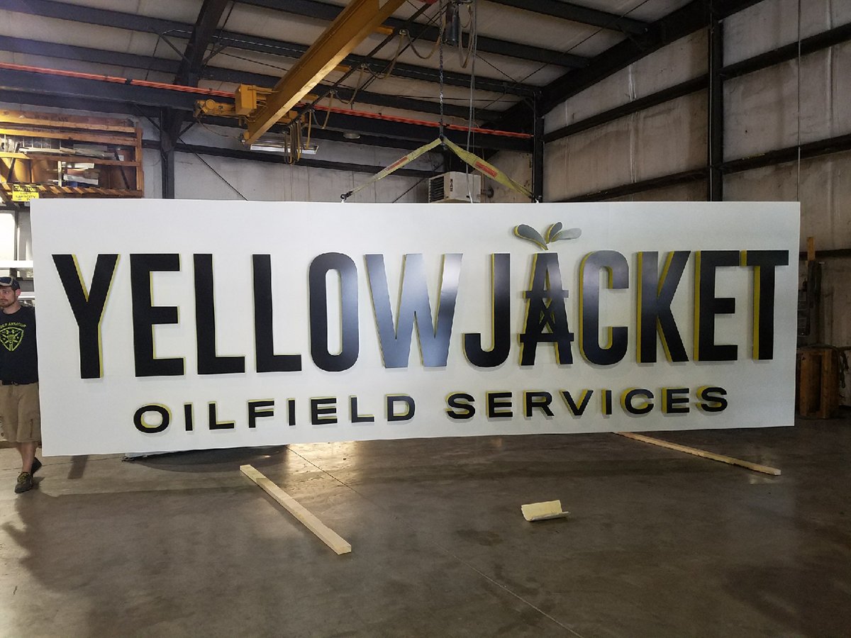SignFabInc's tweet photo. Our #FeaturedSign of the month is from Alphagraffix Inc of Yukon, OK! #ChannelLetters #Signs https://t.co/OwD2bQJpz5