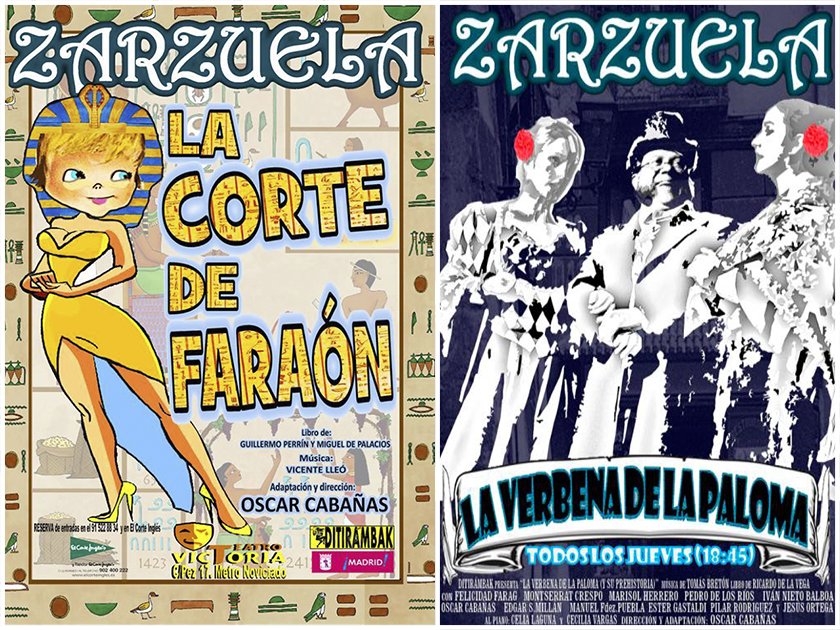 No puedes perderte estos títulos imprescindibles de la #zarzuela
La verbena de la Paloma: Jueves 19:00h
La corte del Faraón: Domingos 18:00h