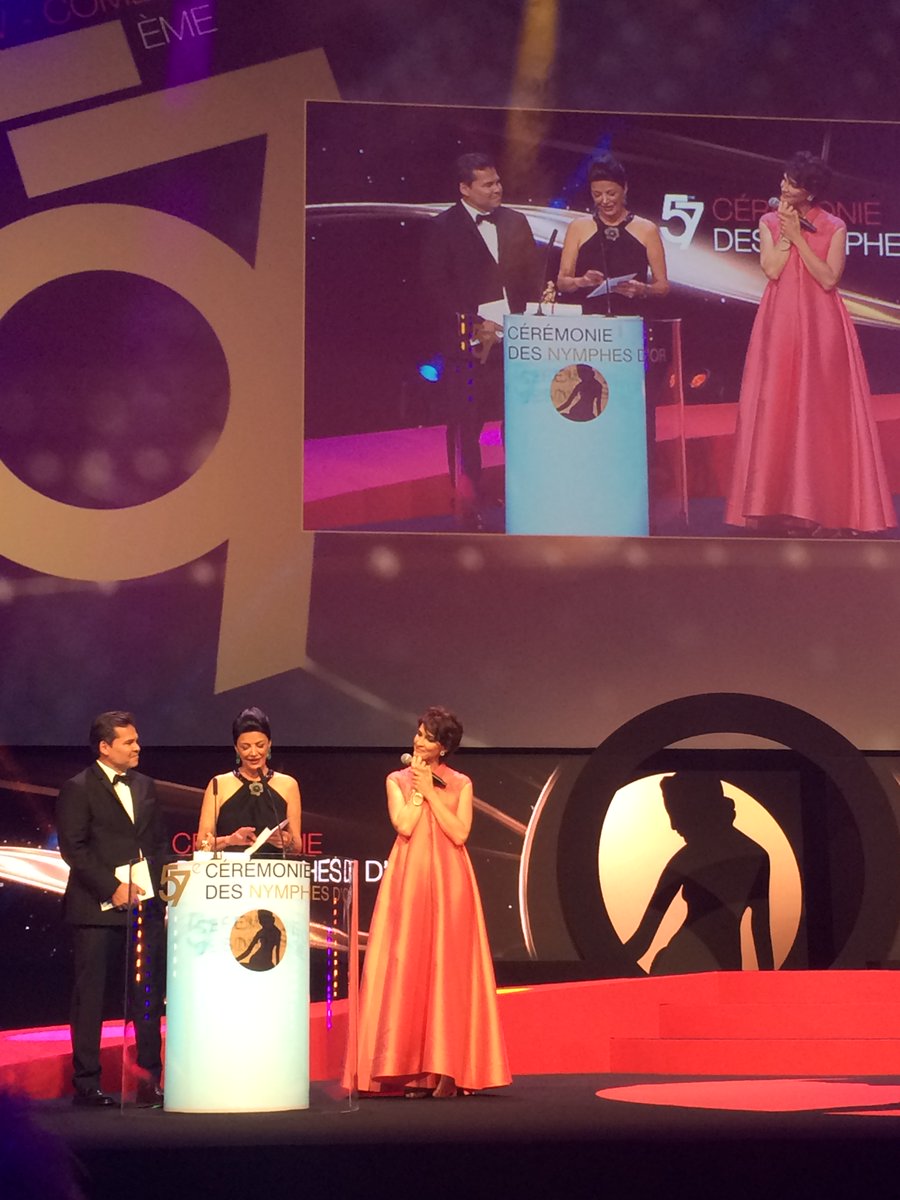 ParamountGCD's tweet photo. Jury member @PLenkov presenting tonight at the #GoldenNymph Awards! #MacGyver #H50 #FTV17 #CBSsquad https://t.co/Z92NtgevSG