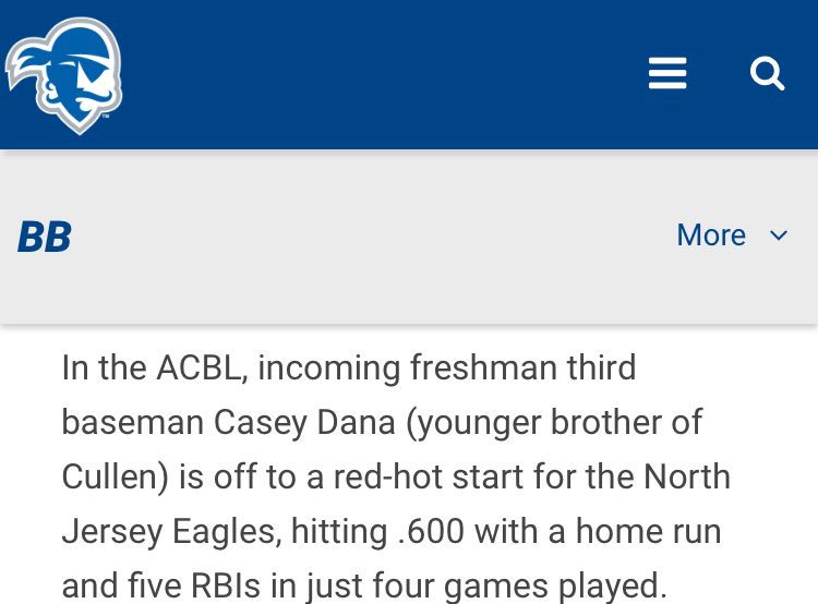 RPP_Baseball's tweet photo. Looks like @caseydana2 is off to a great start this summer... #SetonHallCommit #RppFam #ACBL https://t.co/6uKjj0Ujw5