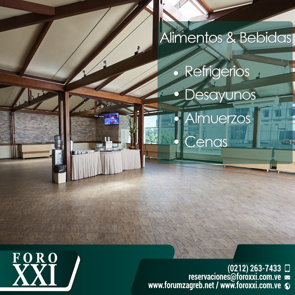 FOROXXI's tweet image. Realiza tus eventos en #FOROXXI y sorprende a tus clientes con un excelente buffet. ¡Contáctanos! #Caracas