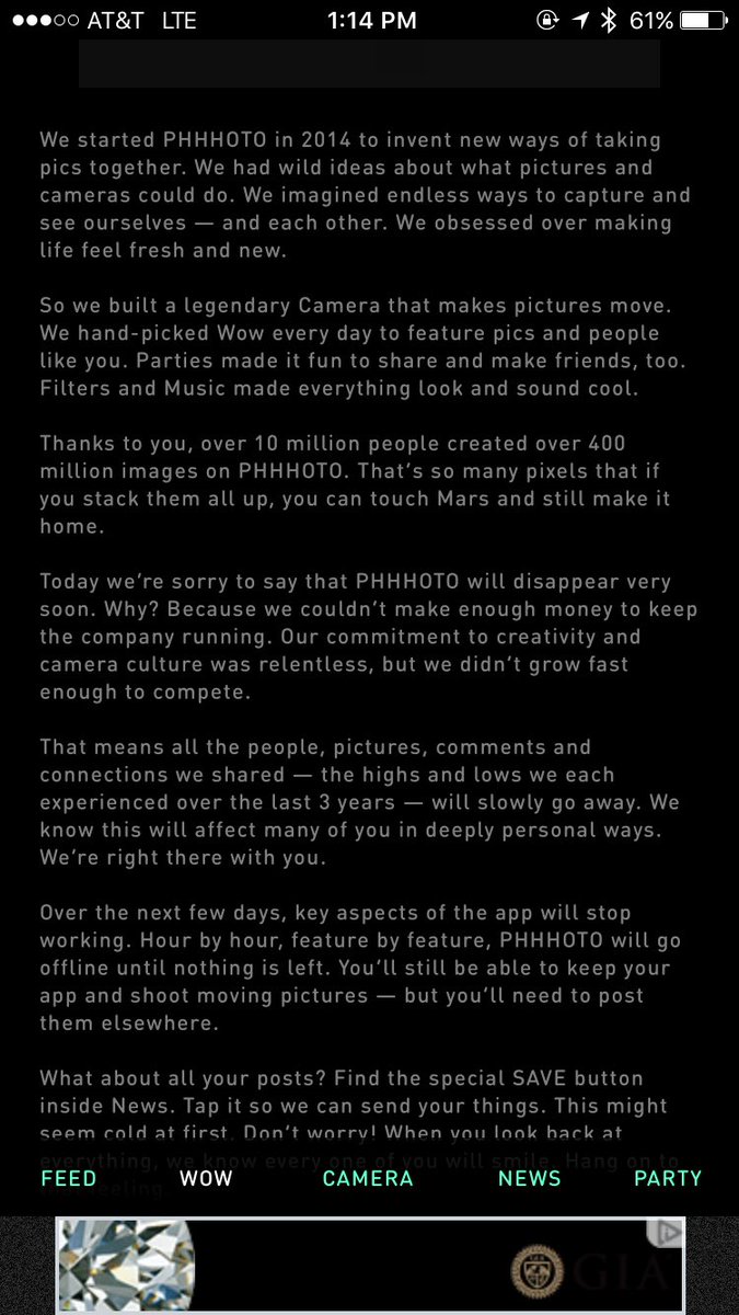 izzy_1214's tweet photo. Rip phhhoto https://t.co/wsRgeE3Bl9
