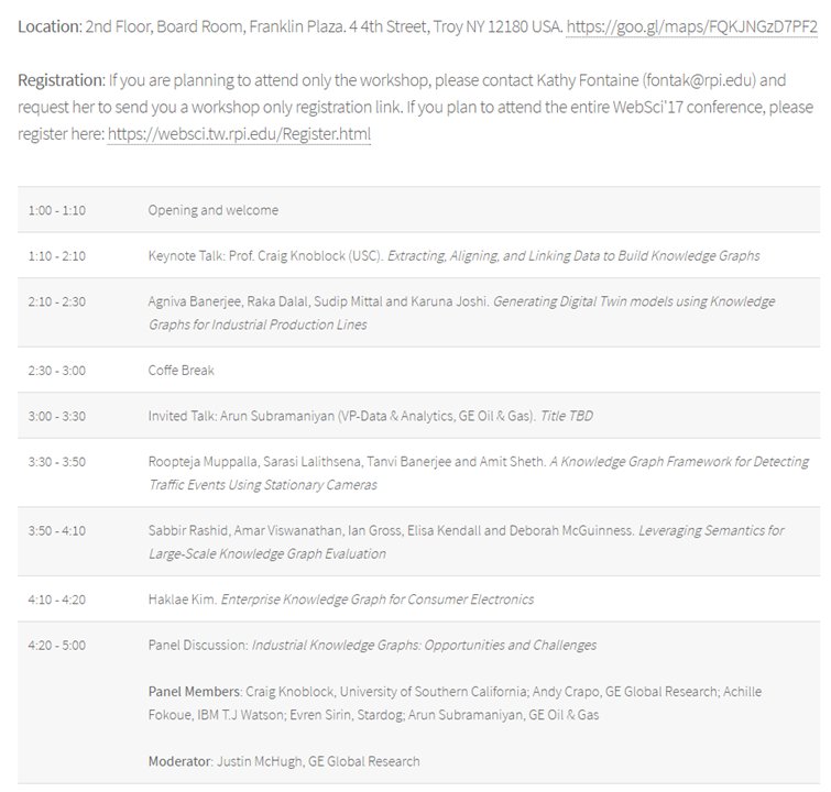 varish's tweet image. CFP: Industrial Knowledge Graphs Workshop, June 25, 2017. See industrial-knowledge-graphs.github.io/2017/#program for more details. cc @mraghava @WebSci2017