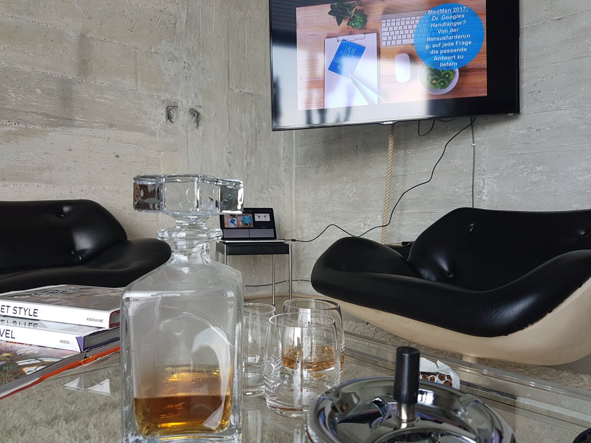 Und jetzt noch ein bisschen entspannen und Füße hochlegen nach einer spannenden #Medmen2017...