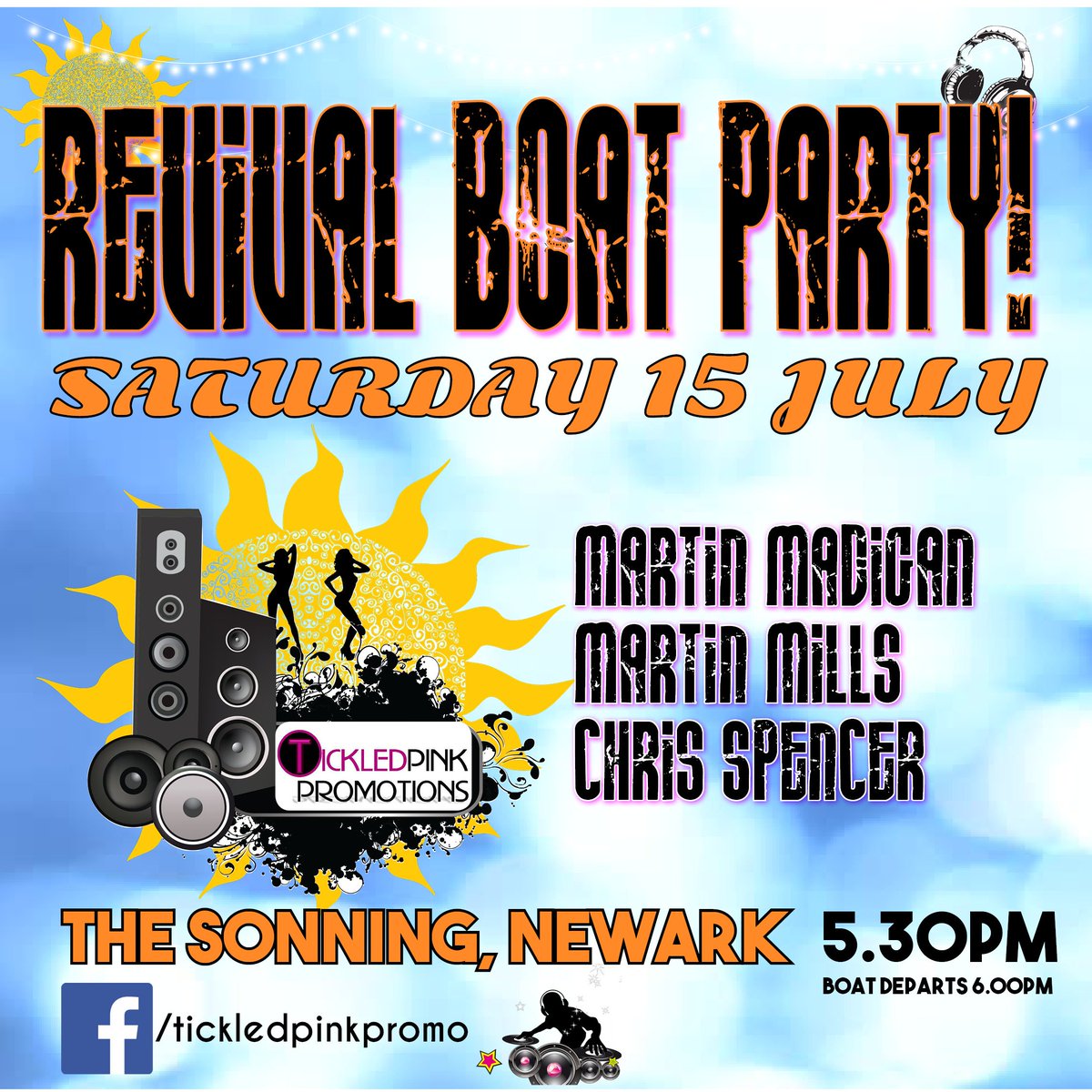 The Boat Party is back! Last few tickets. Don't miss out! #dance #sunsetparty #dancemusic #Newark goo.gl/ZXMP5o