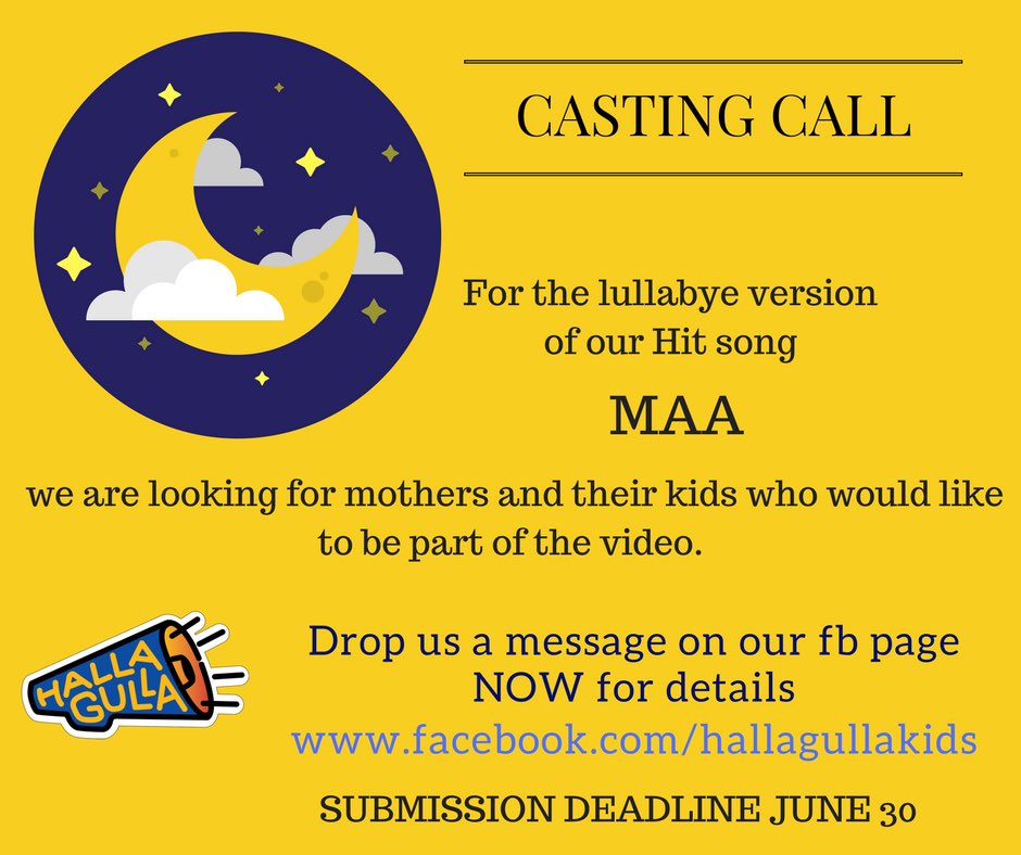 hallagullakids's tweet photo. Casting Call: Looking for mums and kids for our next video https://t.co/JelgCso5CS