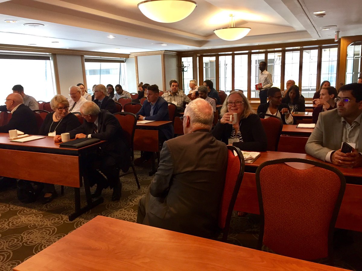 CAES_AgEcon's tweet photo. New CAES Fellows - Jill Hobbs, Bruno Larue & Jim Vercammen Discuss Trends in #Ag #Economic Research #CAES2017 https://t.co/2CiMKXErTC