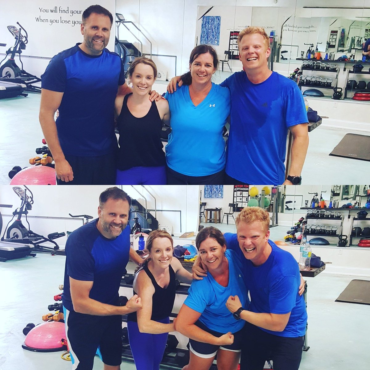 getfit_whywait's tweet photo. Amazing friends/clients, dedicated to living a #healthylifestyle#fitover40#fitcouple#bangbangpowpow #sweatisfatcrying #TimeEfficientFitness https://t.co/2n3bB9amDm