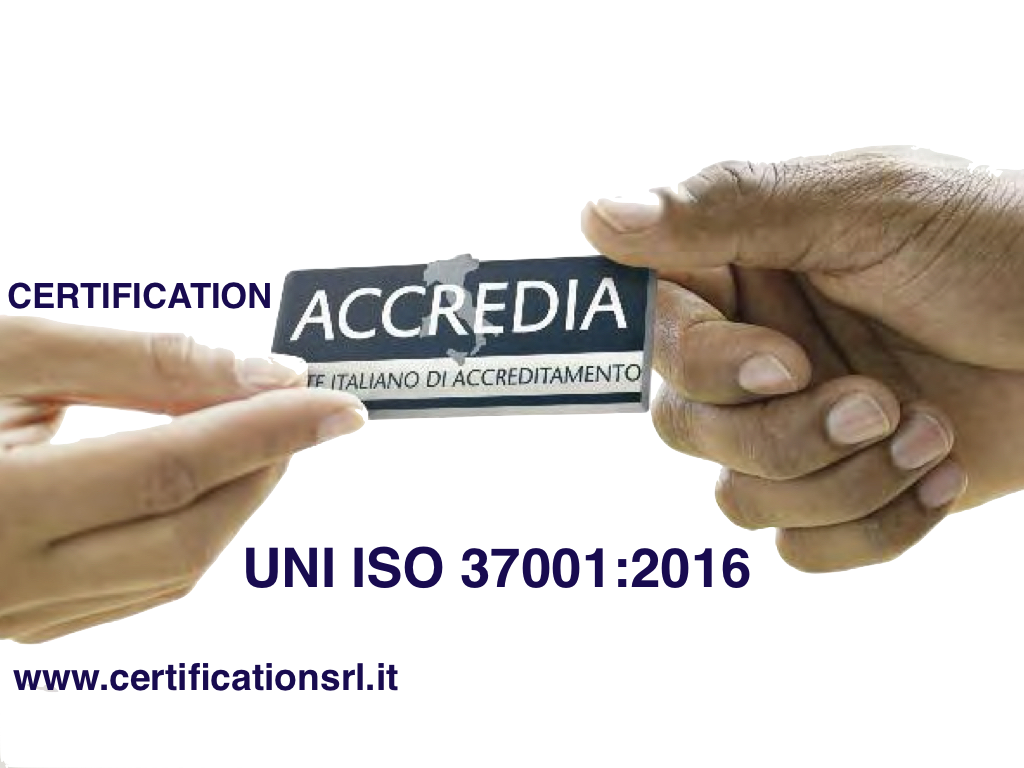 CertifiSrl's tweet photo. #CERTIFICATION2017 accreditata #ISO37001 Sistemi di gestione per la prevenzione corruzione https://t.co/9burTlf0b7 https://t.co/84McHhkolt https://t.co/yOTDdOByXl