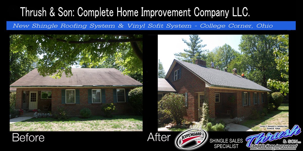 Thrush & Son®: Roofing & Exterior Solutions tweet media