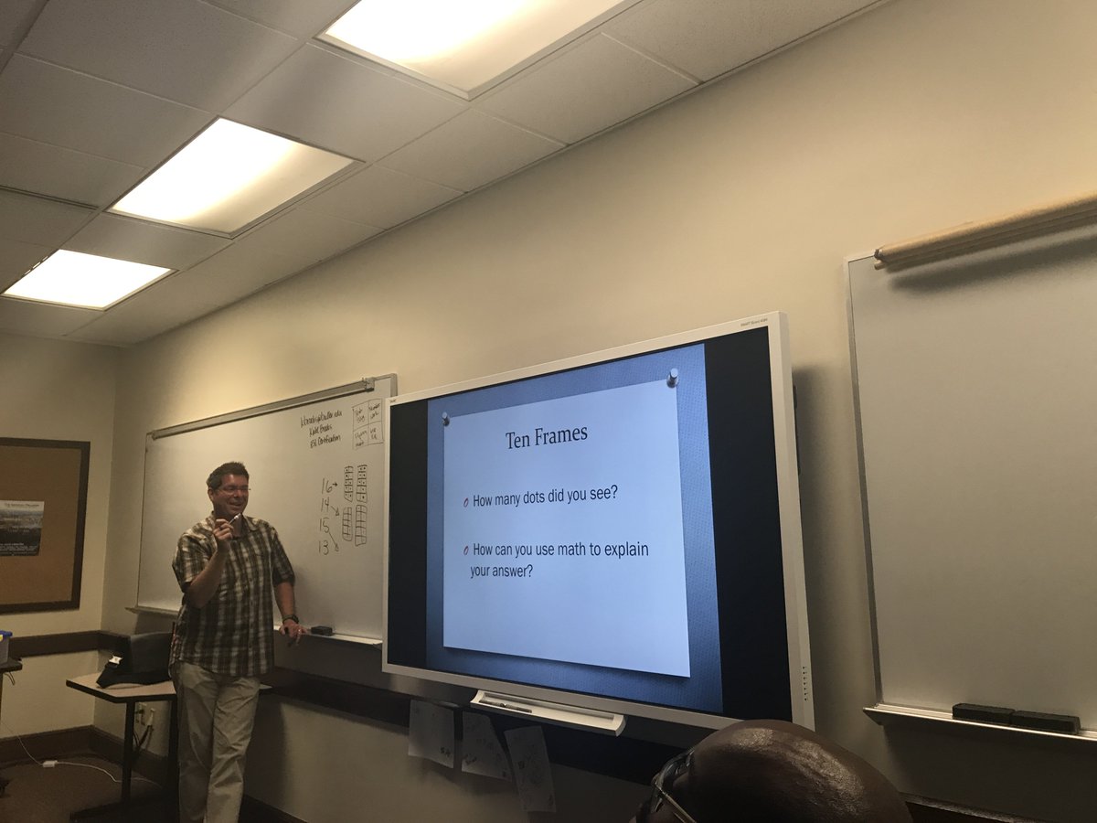 ChandaJones12's tweet photo. Yay! Learning some number work activities! #TEACHButler2017 https://t.co/SsGpSUGuy6