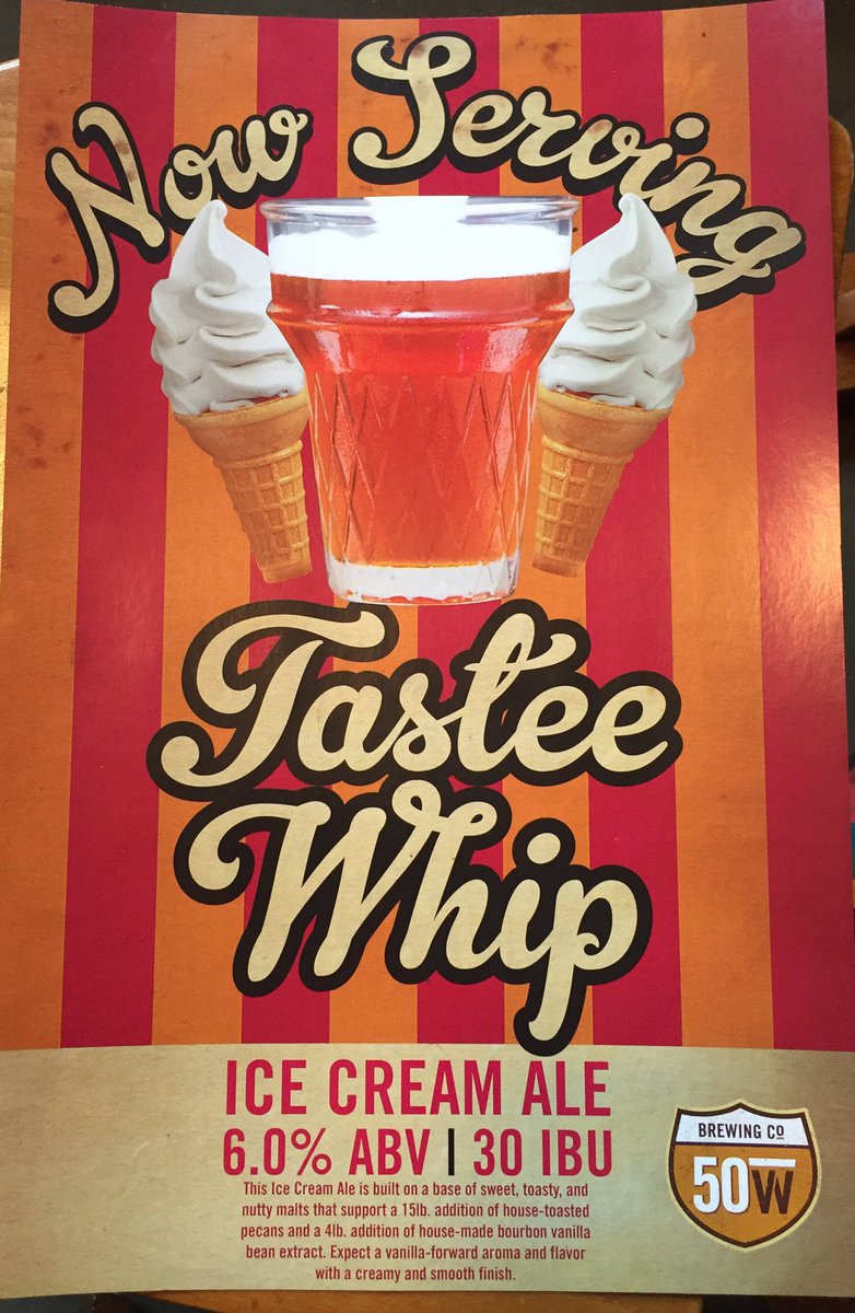 Now tapped!!! <a href="/FiftyWestBrew/">Fifty West Brewing</a> Tastee Whip  <a href="/CincyBeerWeek/">CincyBeerWeek</a>