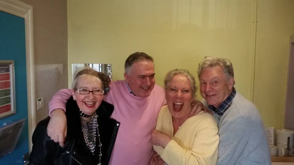 Happy Birthday Philip Lowrie!  Closing night Hound of the Baskervilles - theatre royal, Windsor (Philip on the end) 