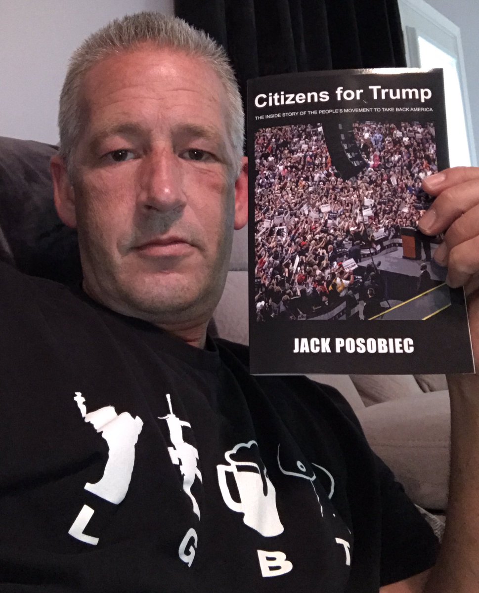 Raining all day, perfect time to read #CitizensForTrump from @JackPosobiec shirt via @PE_designs already think I saw myself in 1 of the pics