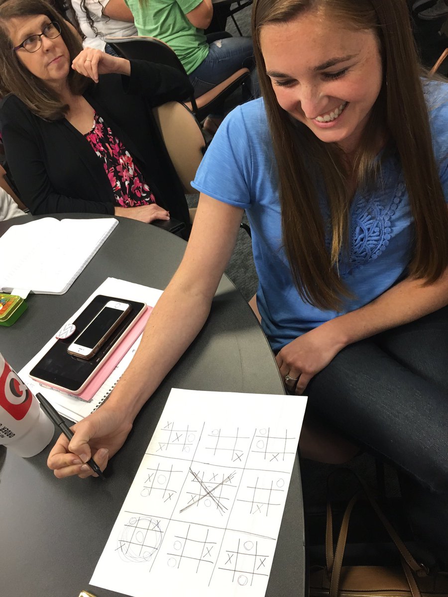 Teacher4Legacy's tweet photo. GT training. Learning how to play ultimate tic-tac-toe and other fun complex activities. #deslearning https://t.co/FsIi9fwhc9