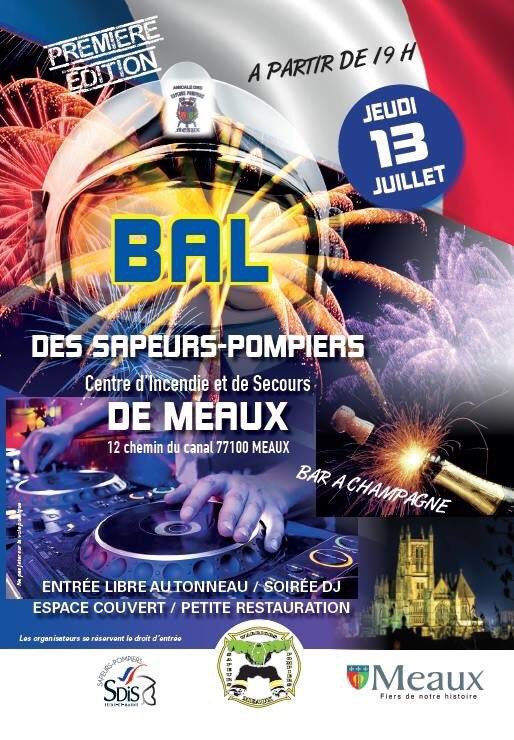 said33220's tweet photo. Bonjour à tous,
je vous présente l'affiche OFFICIELLE du Bal des Sapeurs-Pompiers de Meaux #partagerunmax😉🚒🇫🇷# https://t.co/OtWTlgPU3F