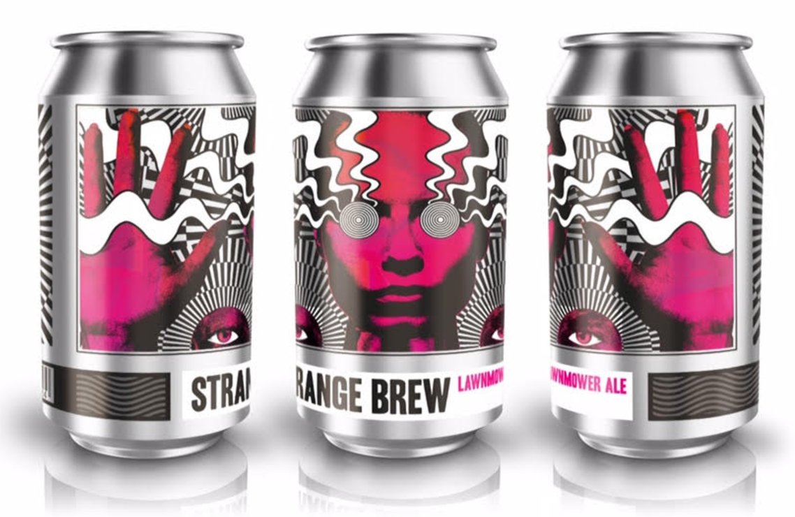 AIGAeyeondesign's tweet photo. Cheers to @apobiak for giving us 90s-tinged psychedelia feels w his cans for new brewers @DeviantandDandy 🍻 https://t.co/FIV0MYwrlA https://t.co/2Dve1EwmU4