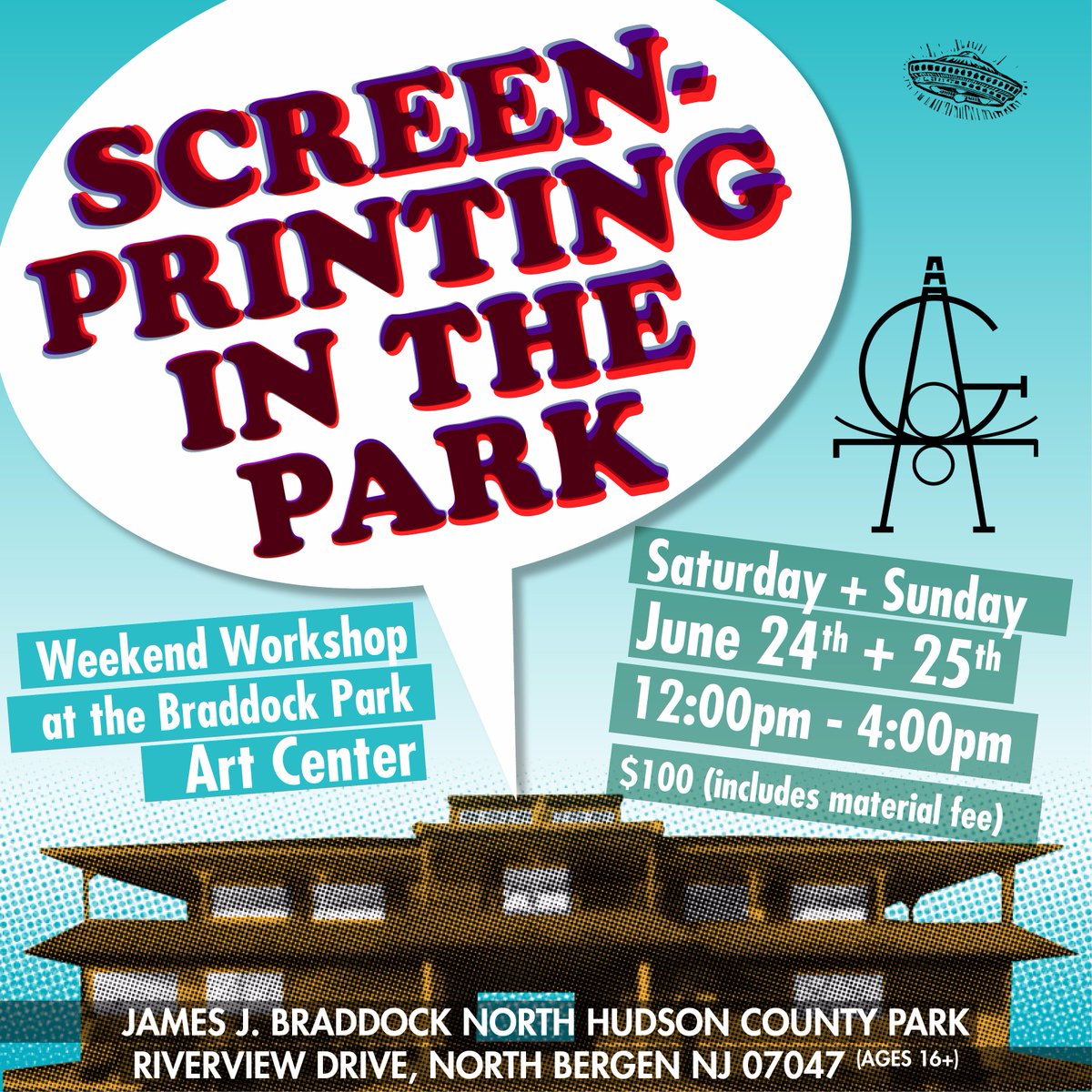 guttenbergarts's tweet photo. #ScreenPrinting in the #park! This #weekend at #BraddockPark 12pm-4pm! Only $100! Register here: https://t.co/udwCfpUGRa https://t.co/1TvLbpBbpk
