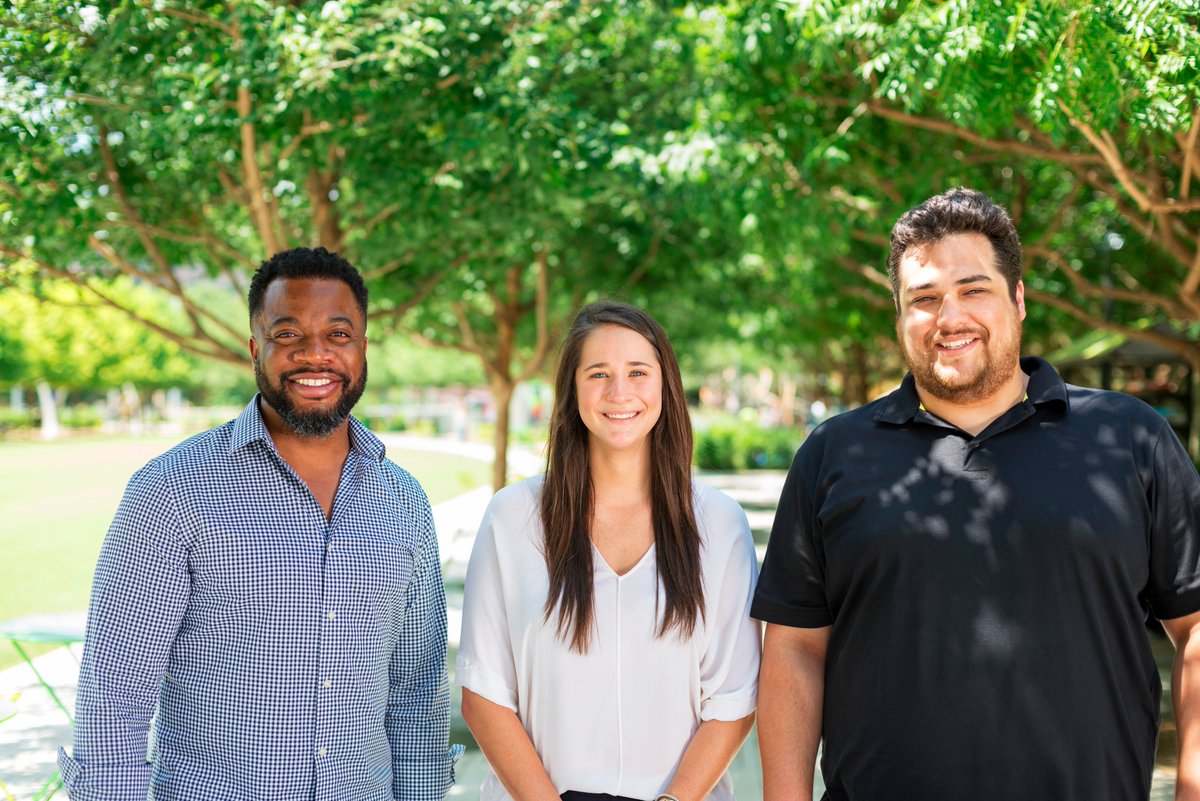 IntegerGroup's tweet image. Welcome Madeline, Jimmy and Sean to #integerdallas! We're thrilled you're here! #ChaosInTejas