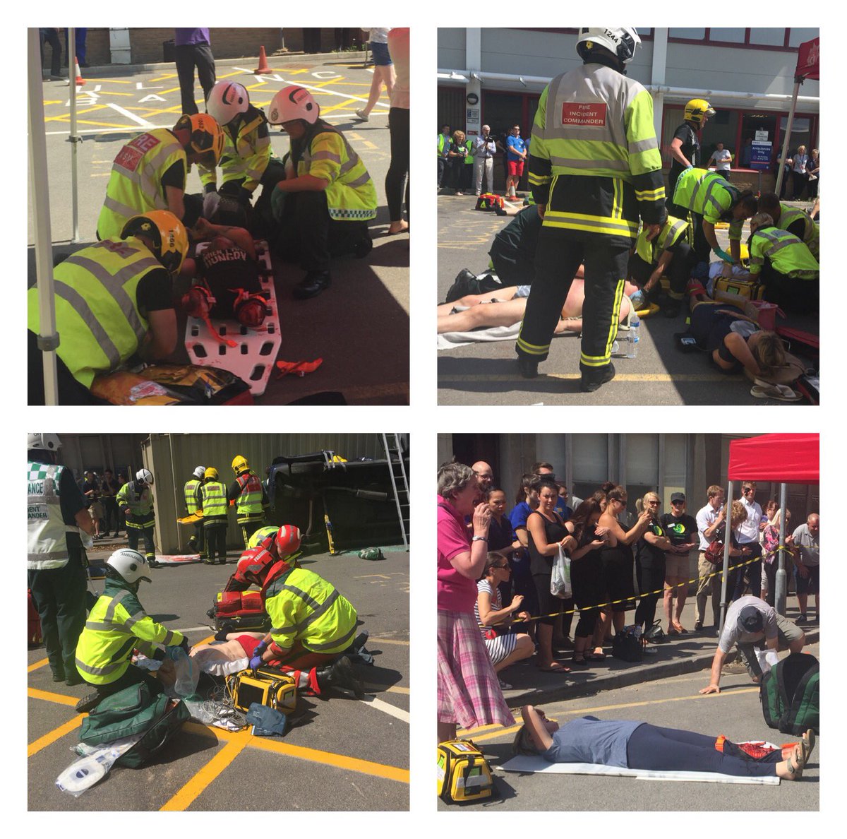 Amazing opportunity for simulation training: major incident exercise with mass casualties. More relevant than ever!
#GrandSim17