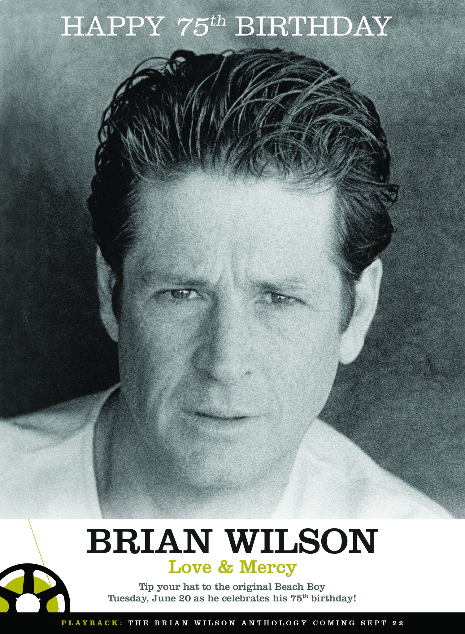 Happy 75th Birthday Brian Wilson!  