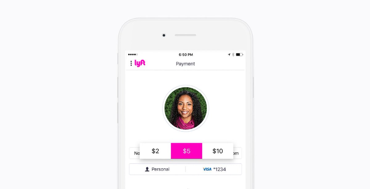 lyft's tweet image. We&apos;re closing in on 1,800 days of in-app tipping: 1,800 days, and a quarter billion dollars earned. lft.to/2rKbA9e