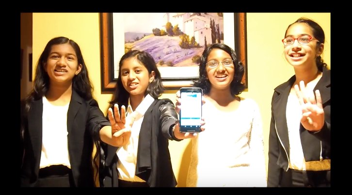 technovation's tweet photo. #Technovation2017 finalist team created app w/ resources for #refugees in the U.S. #WorldRefugeeDay Their pitch vid: https://t.co/6BDmr2H3Wf https://t.co/Tg6BMcXAnn