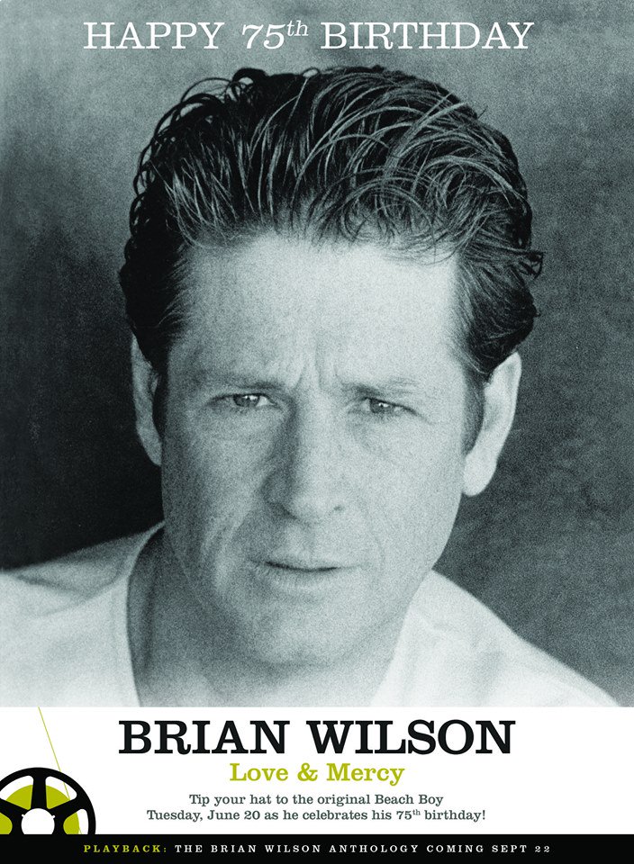 Happy 75th Birthday to Brian Wilson!  