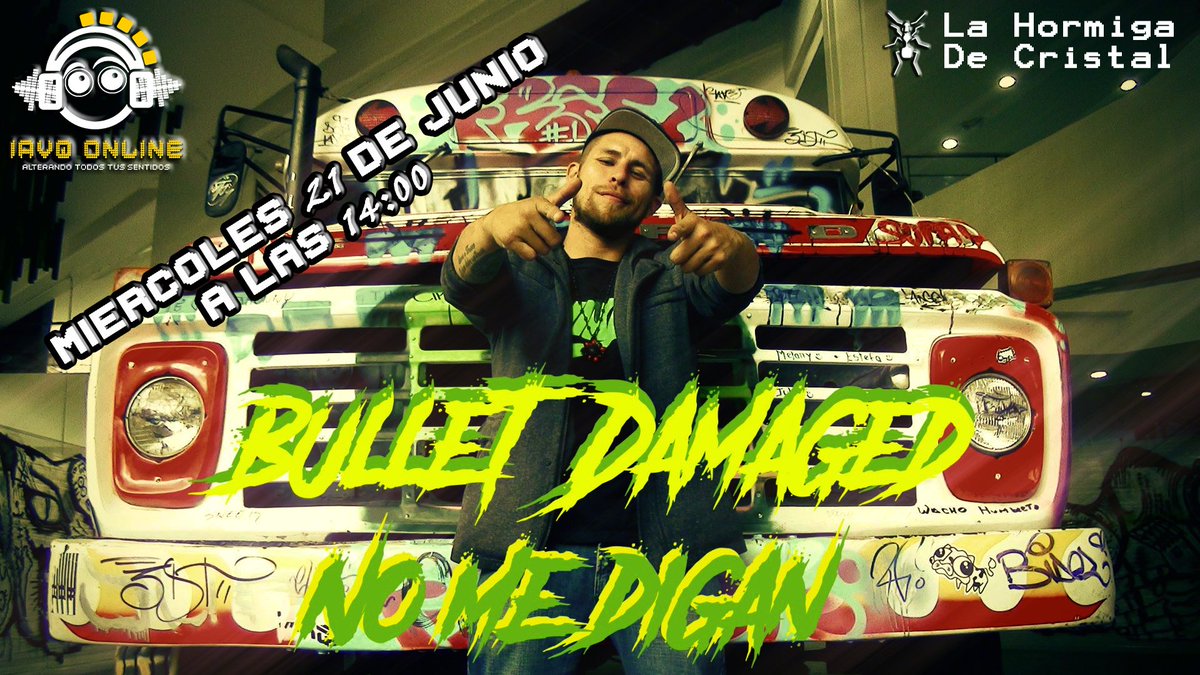 radioiavq's tweet photo. Entrevista a Bullet Damaged en @radioiavq Conecta tus sentidos en ► https://t.co/G48dIj0MEg
TuneIn ► https://t.co/HWbJ0CiR3T https://t.co/Huxq6DdfR7