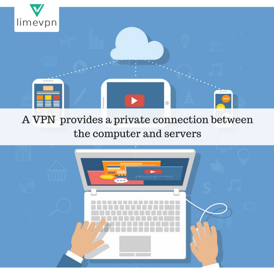 LimeVPN's tweet image. A VPN Provides a private connection between the computer and Servers. buff.ly/2sOkHWv
#LimeVPN #SecureConnection #PrivateConnection