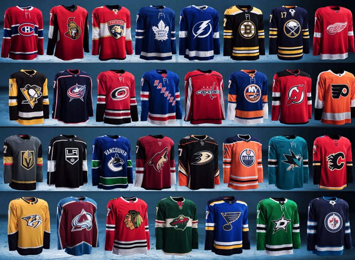 Ranking all 32 current NHL home jerseys