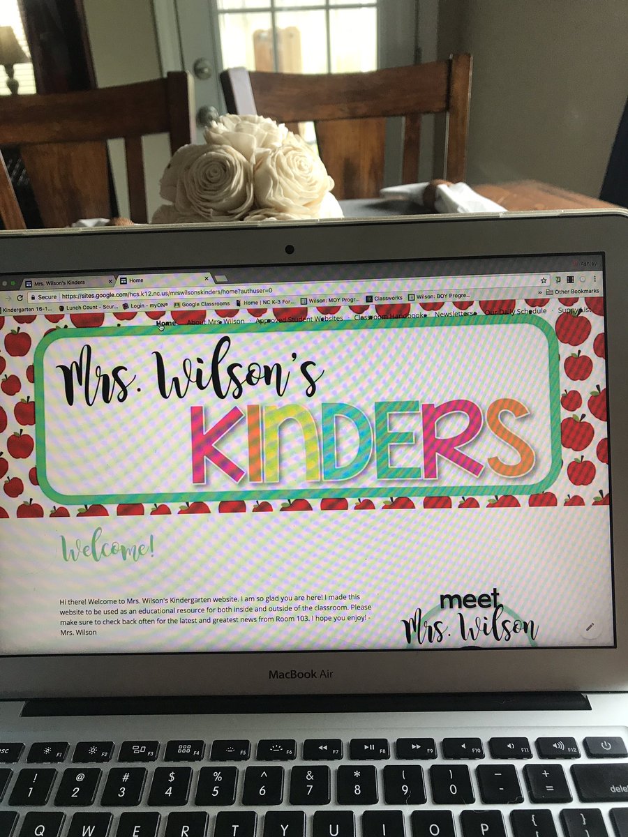 KinderTechAsh's tweet photo. My classroom website is getting a facelift! #HCSD #kindergartenteacher #HCSDL #googlesites #iworkinthesummer https://t.co/795oeRzDcK