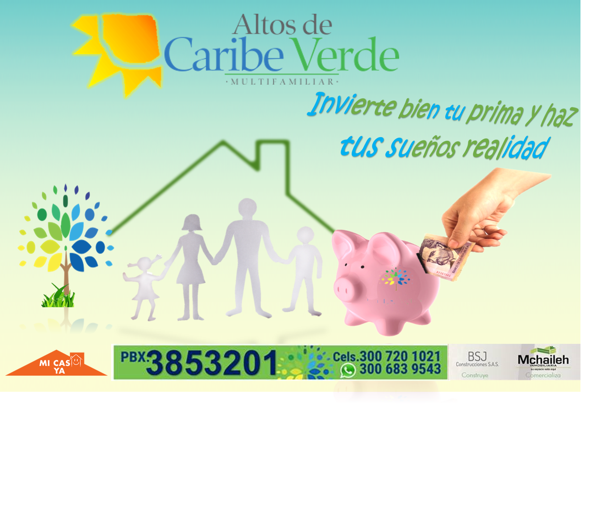 Altosdecaribev's tweet photo. Si ganas entre 2 y 4 salarios, puedes obtener un Subsidio de 14 millones para compra de vivienda.... que esperas!!!?? este es tu momento!! https://t.co/S7EfnmuNpw
