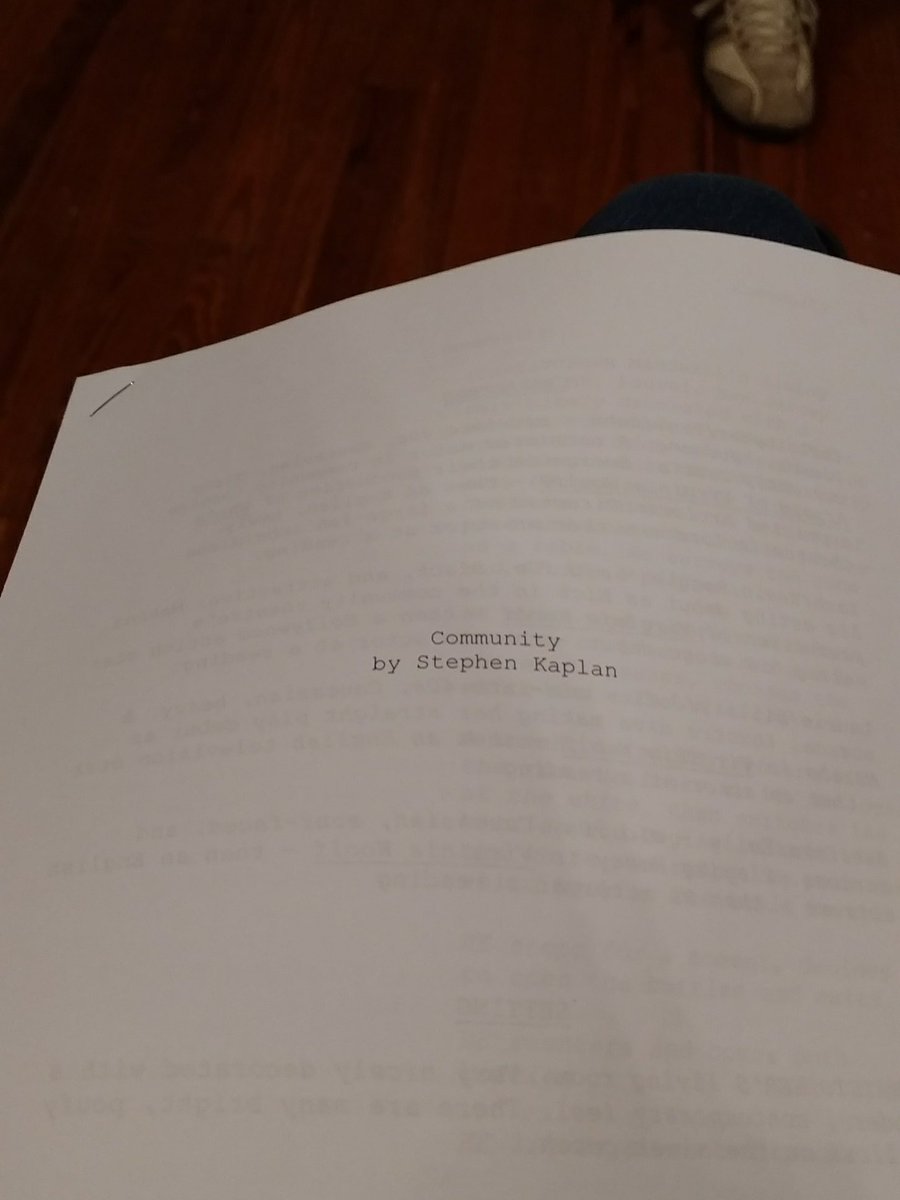 DSuzanne's tweet photo. #GainesvillePlayReaders pick for this month: Community by #stephenkaplan ! #theatre https://t.co/a4A445jHyO