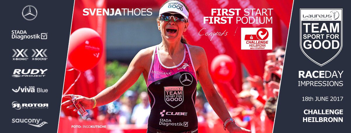 First start, first podium!! Professional Triathlete Svenja Thoes finish on P3! So proud about her! Toastie you rocked #Triathlon #challenge