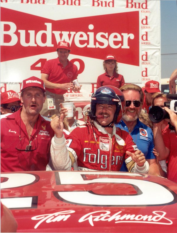 Basso488's tweet photo. 30 years ago today, Tim Richmond won the 1987 Budweiser 400 @ Riverside, Richmond's 13th &amp; Final NASCAR Winston Cup win. https://t.co/Ai6ejhJb32