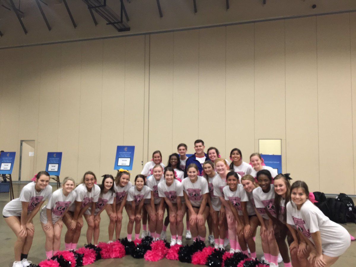 WeAreCHSCheer's tweet photo. Crandall Varsity loves our NCA Buddy Jonathan!  @CrandallSports @CrandallHS @NCAupdates @NCAPaige https://t.co/TrHJEFcnuq