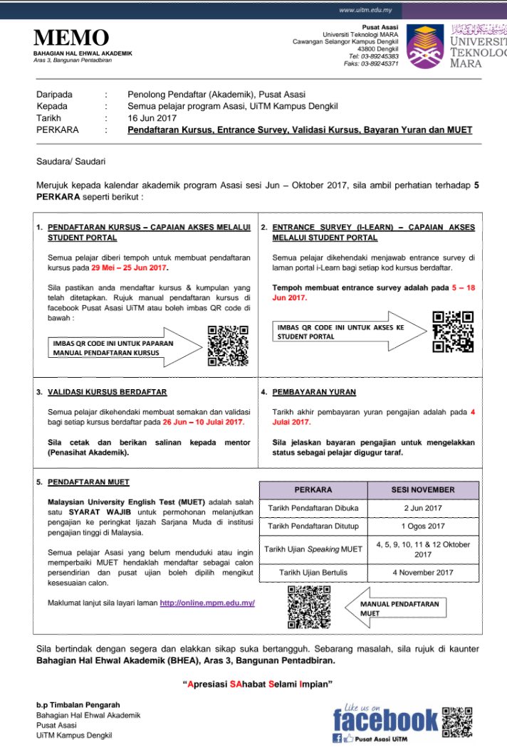 Hea Uitm Dengkil Heauitmdengkil Twitter