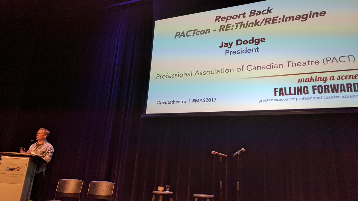 President of @PACTtweets Jay Dodge does a report back of PACTcon. #MAS2017