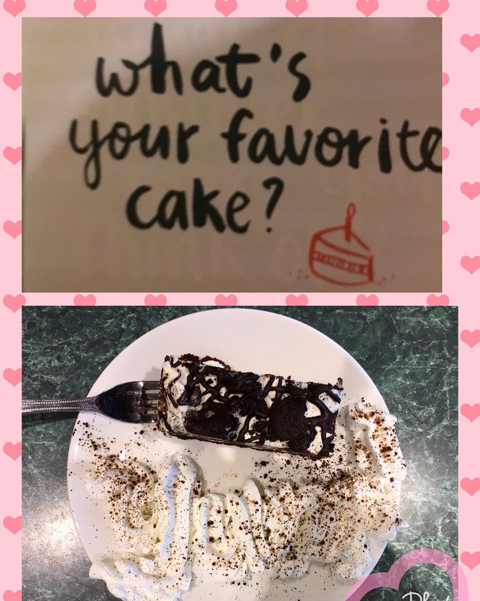 BNSaugus's tweet photo. What's your favorite #cake Sandra &amp; Amanda like #oreostack #questionoftheday #bnspired #yummy https://t.co/6hYg7kliG6