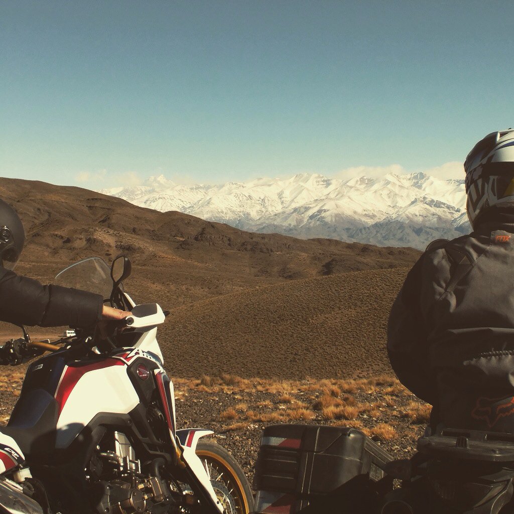 #ArgentinaMoto mirador de #Aconcagua