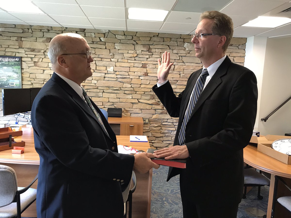 Today I was officially sworn in as Lebanon School District's Superintendent by Judge Eby. #LebanonSchoolDistrict