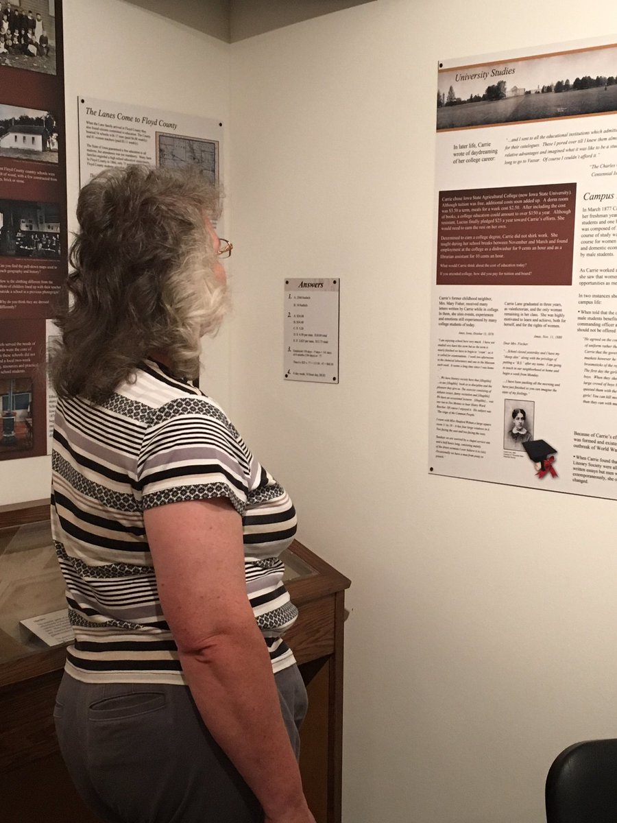 CattMuseum's tweet photo. We'd like to thank PEO Chapter ML for taking the time to visit the museum today! #CattMuseum #discoveriowa https://t.co/UNbB7WWQ1K