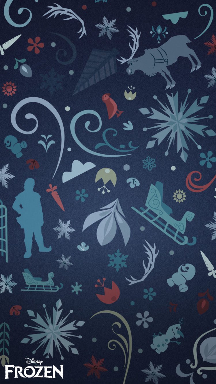 Disney Around アナと雪の女王モチーフの壁紙3種 Disneystyle Disney Around アナと雪の女王モチーフの壁紙3種 Disneystyle