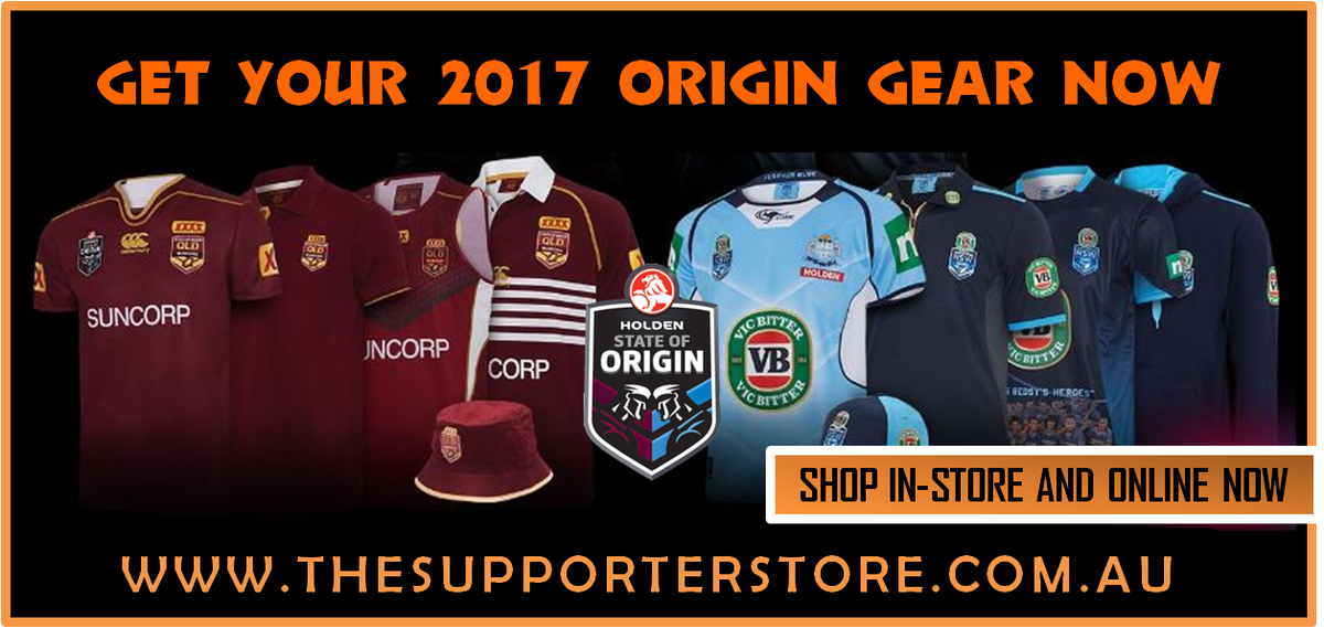 supportersstore's tweet photo. ORIGIN GEAR AVAILABLE ONLINE AND IN-STORE @supportersstore 

#NRL #stateoforigin #origin#nswblues #goblues #qldmaroons #gomaroons  #goqld https://t.co/ESst56M2b0